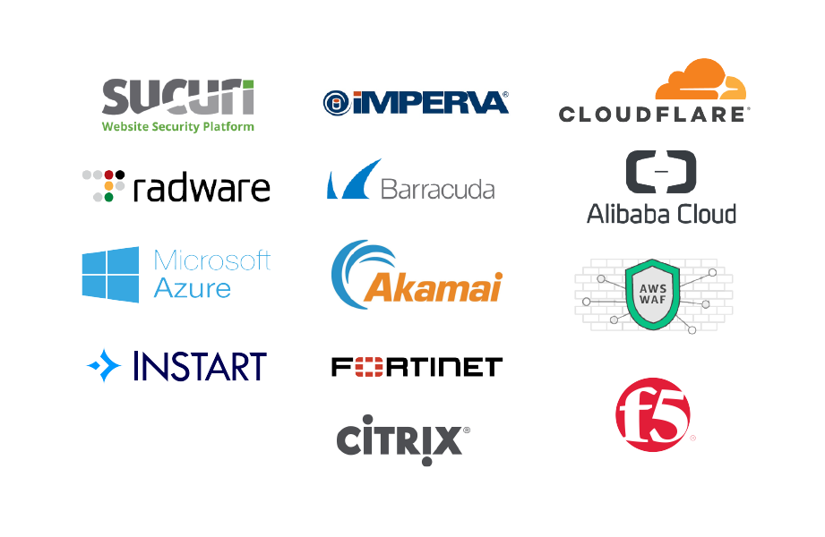 Popular WAF vendors